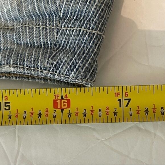 Anthropologie Pilcro & The Letterpress Distressed Boho Y2K 90s Jean Skirt Size M - Picture 9 of 10